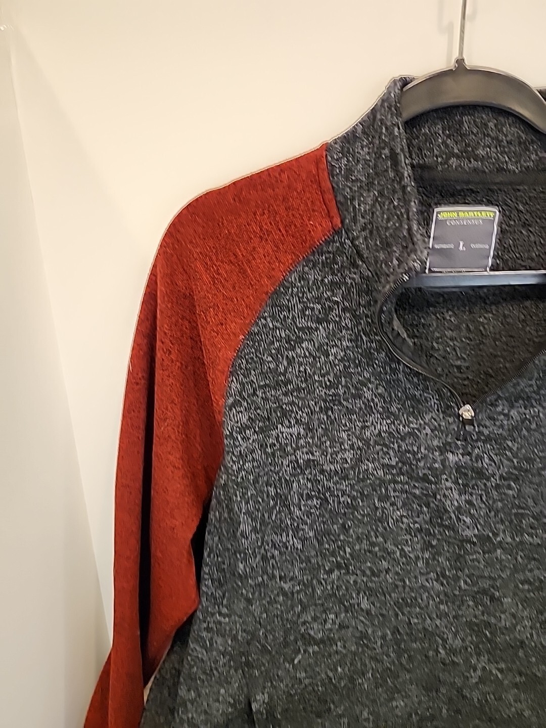 John Bartlett Consensus Gray Quarter Zip Sweater … - image 11