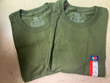 Pack of 2, OD Green, Fruit of The Loom S/S Pocket T-Shirts - Small