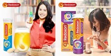 Redoxon Vitamin Double Action Effervescent With Zinc Tablet Orange 20, 30, 45s