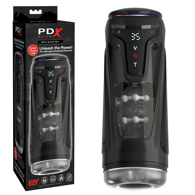USB-charge Thrusting Masturbator Warming Powerful Thrusting Masturbating Stroker