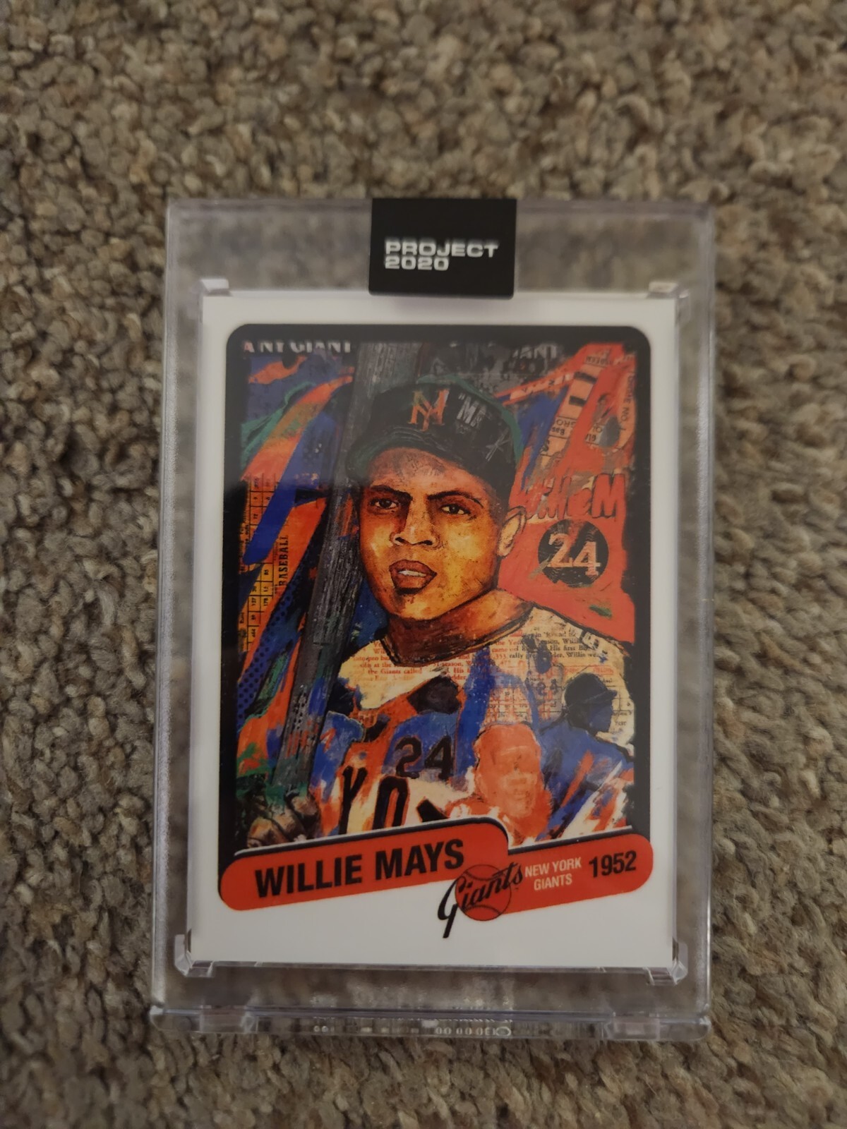 Topps Project 2020 Card 15 Willie Mays by Andrew Thiele PR 1464 New York Giants