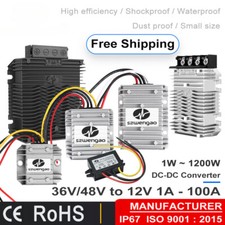 36V 48V to 12V 50A 60A 80A 100A DC Step Down Converter Buck Regulator Golf Cart