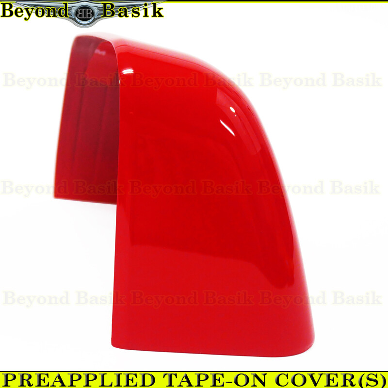2023 Ford F250-F550 Crew 4 Door Handles w/o SmtKH+FULL Mirror COVERS GLOSS BLACK