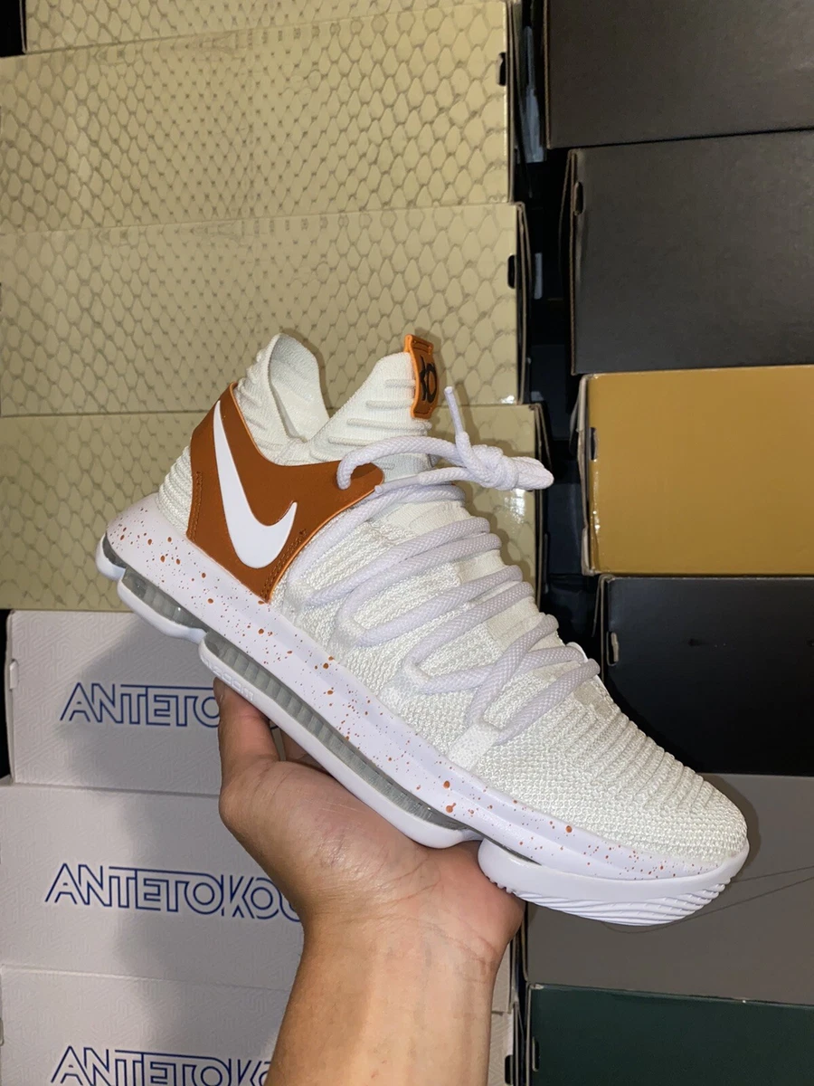 Nike Kevin Durant KD 10 X Texas Longhorns PROMO PE SAMPLE (Size 8.5) DS
