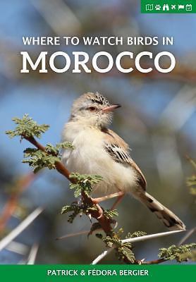 Where to Watch Birds in Morocco by Patrick Bergier and Fedora Bergier (2017, ...