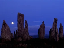 Landscape stones scotland ancient Custom Gaming Mat Desk