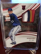2016 Immaculate Collection Immaculate Swatches Prime #39 Tyler Duffey #37/49