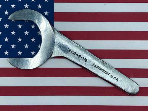 Vintage Fairmount 2-1/8 Hydraulic & Aircraft Service Wrench 1268 USA 🇺🇸