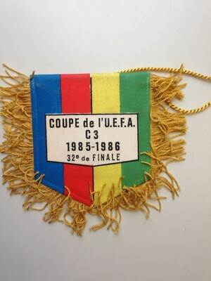 Fanion Vintage FC Nantes Vs Valur Reykjavik - Coupe UEFA 1985/1986 - Rare