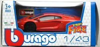 Bburago Lamborghini Aventador LP700-4 Blutorangemetallic 1:43 Neu/Ovp Modellauto