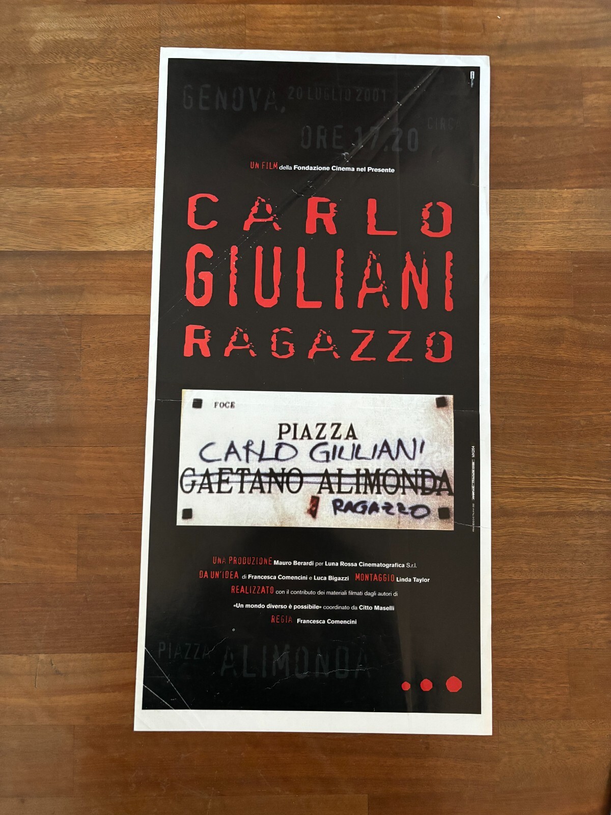 Locandina di Carlo Giuliani, ragazzo (2002)
