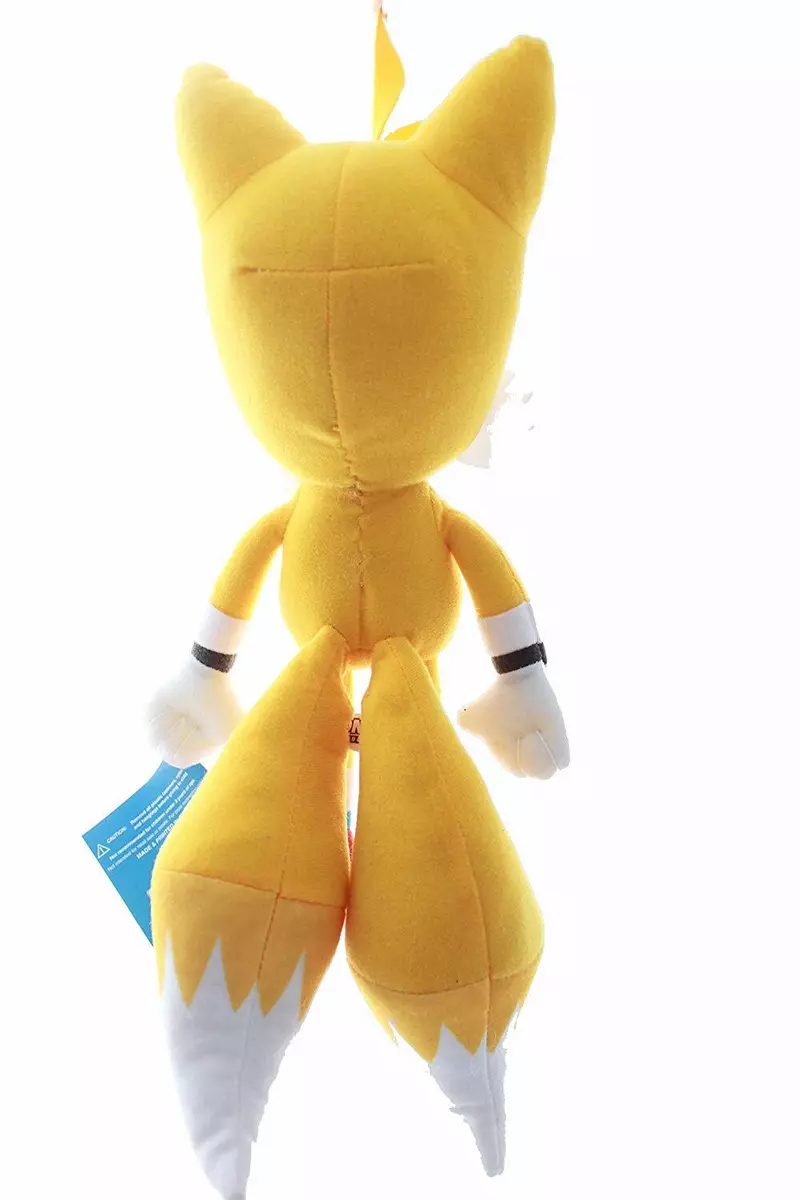 BRAND NEW! Large 12” Tails Sonic The Hedgehog Yellow Plush Stuffed