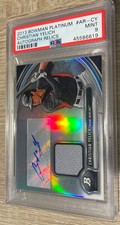 2013 Bowman Platinum Relic Auto Christian Yelich PSA 9