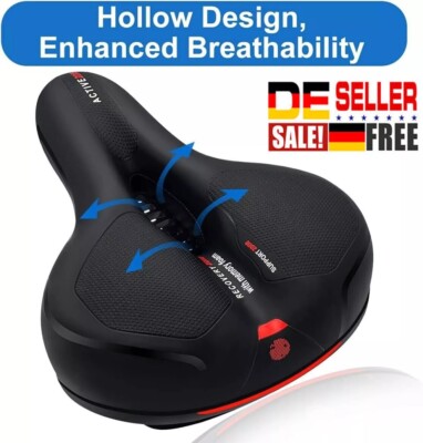 Fahrrad Sattel Fahrradsattel Fahrradsitz Gelsattel Tourensattel Damen/Herren DHL
