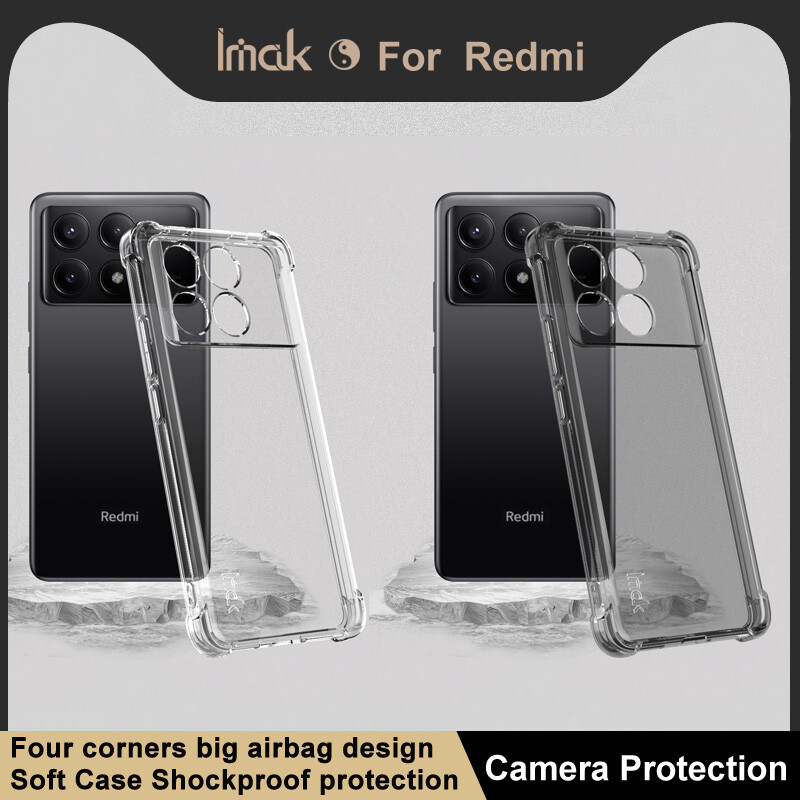 SBOX Clear Silicone Gel Case For Xiaomi Poco X6 Pro 5G – Shockproof, Anti-Fingerprint, Slim Fit