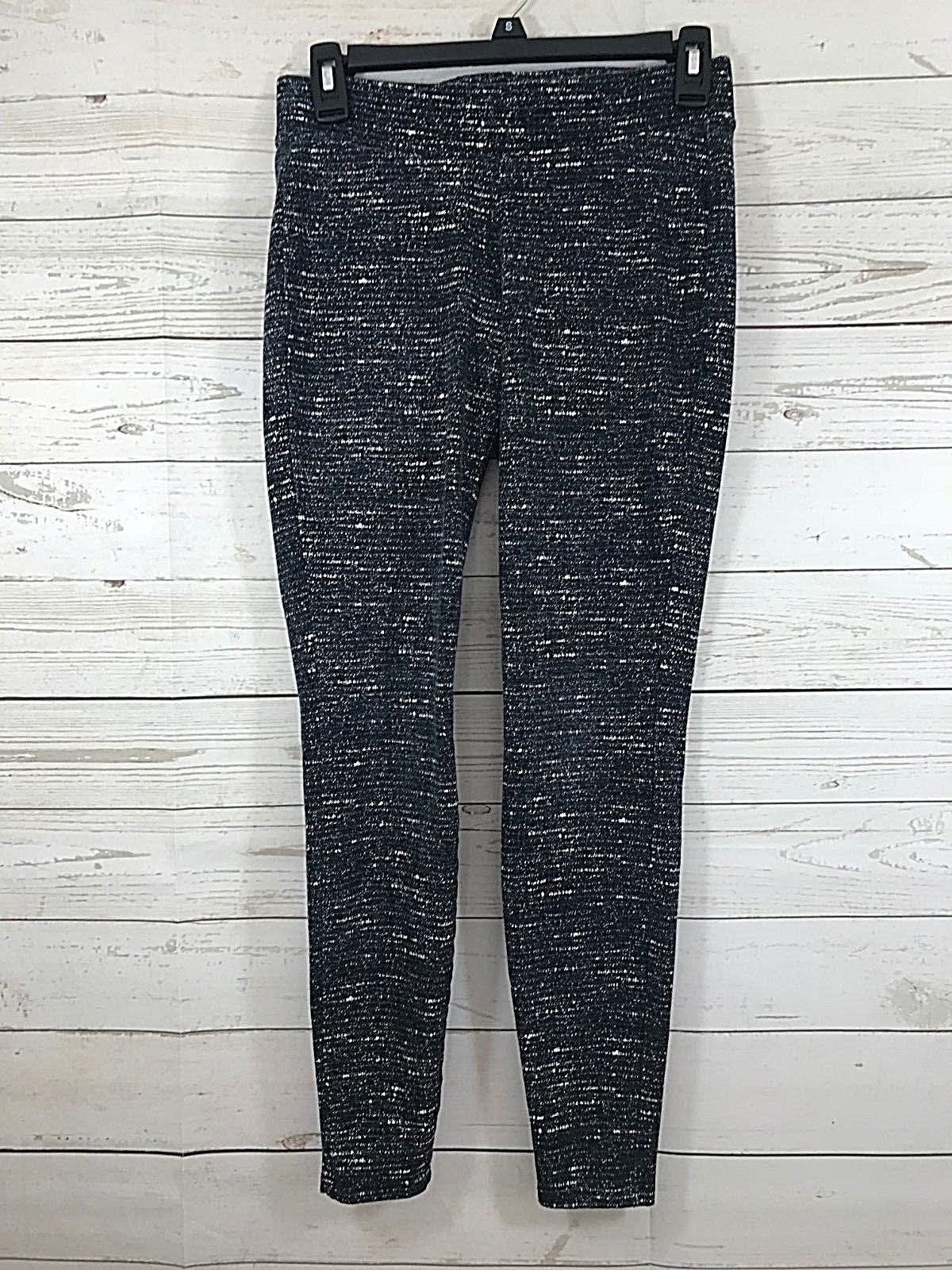 Old Navy Gray Black Stretch Yoga Leggings Womens XS TP