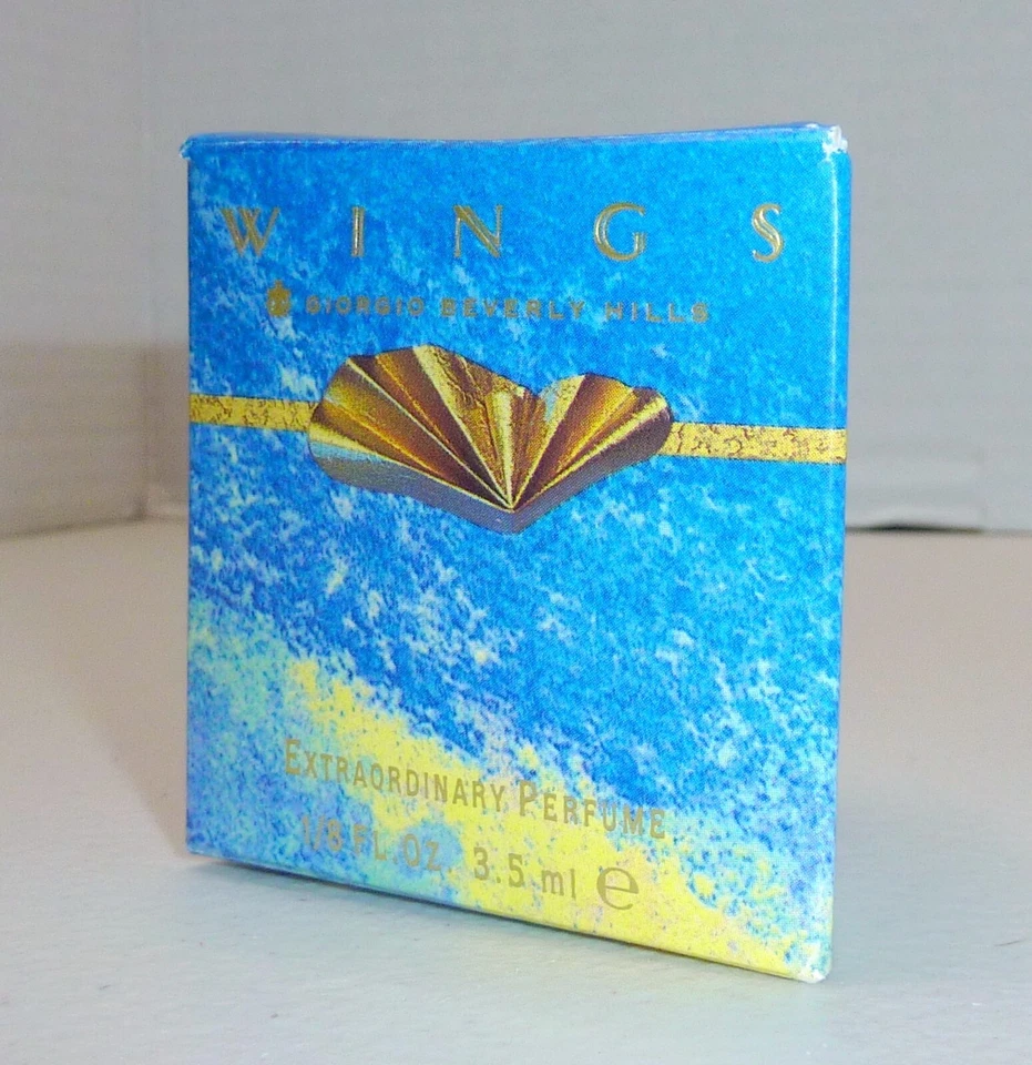 Vintage WINGS Perfume EDT GIORGIO BEVERLY HILLS 3.5 ml Miniature W/box - Image 3 of 4