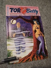 TOR LOVE BETTY Bettie Page Johnson Mitch O'Connell Fantagraphics 1991 ed wood 