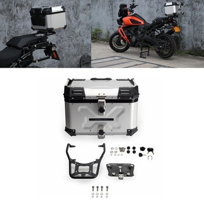 For Harley Pan America Special RA1250S Aluminum Rear Trunk Top Case w/Bracket