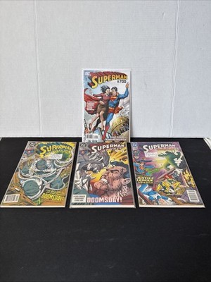 Superman Comic Lot   Doomsday & #700 Anniversary (4 Issues, DC)