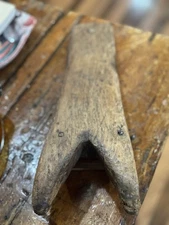 Vintage Wooden Boot Tree  Cowboy Boot Work Boot Remover