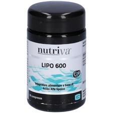 Nutriva Lipo 600 - Integratore in compresse, 30 unità