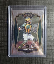 Jonah Heim 2021 Select Baseball - Premier Level #134 RC - Oakland Athletics