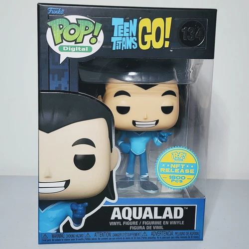 Funko Pop Digital: Teen Titans Go - Aqualad #134 N F T 1800 PCS