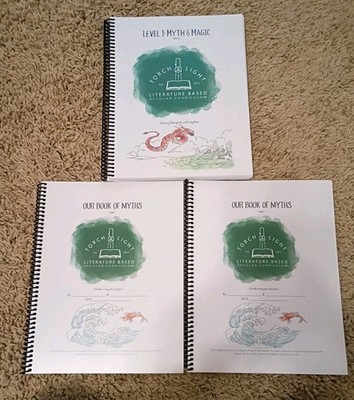Level 1 Myth & Magic Torch Light Literature  Based Secular Curriculum Ages 6-9