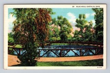 Castalia OH-Ohio, Erie County, the Blue Hole, Antique Vintage Souvenir Postcard
