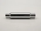 Muffler, Hot Dog, Chrome, 12”, Universal - Cafe Racer, Bobber, Tracker or Custom