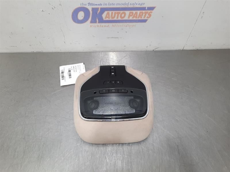 14 2014 MASERATI GHIBLI OEM OVERHEAD ROOF CONSOLE TAN 