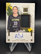 2025 WNBA Impeccable Katie Lou Samuelson Patch Auto Gold Elegance /49