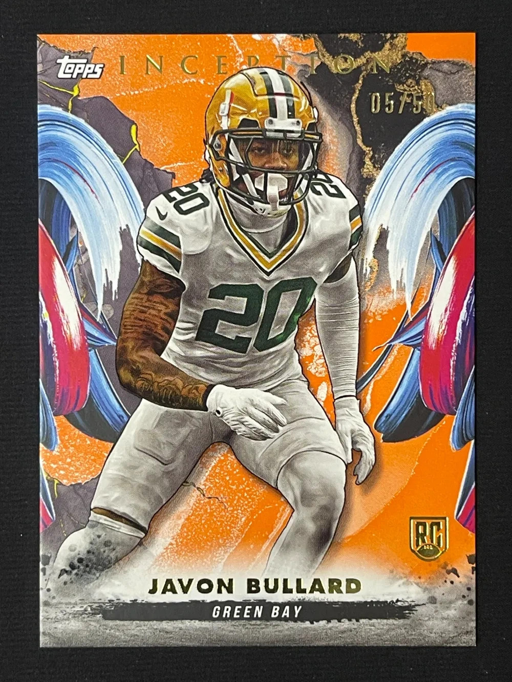 Javon Bullard Topps Inception Rookie Autographs #197 Orange