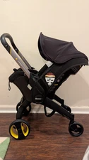 Doona+ Convertible Stroller & Car Base | Used w many free accessories included
