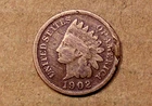 1902       Indian Head Cent     ACTUAL  COIN                         90718202-06