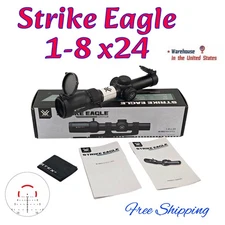 Vortex Strike Eagle Versatile 1-8x24 Gen 2 Riflescope with AR-BDC3 Reticle new