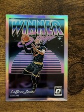 LeBron James 2018-19 Donruss Optic Basketball Winner Stays “Holo” CAVALIERS