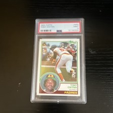 1983 Topps Rookie Tony Gwynn #482 PSA Mint San Diego Padres Baseball Card