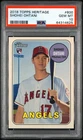 2018 Topps Heritage Shohei Ohtani RC Rookie PSA 10