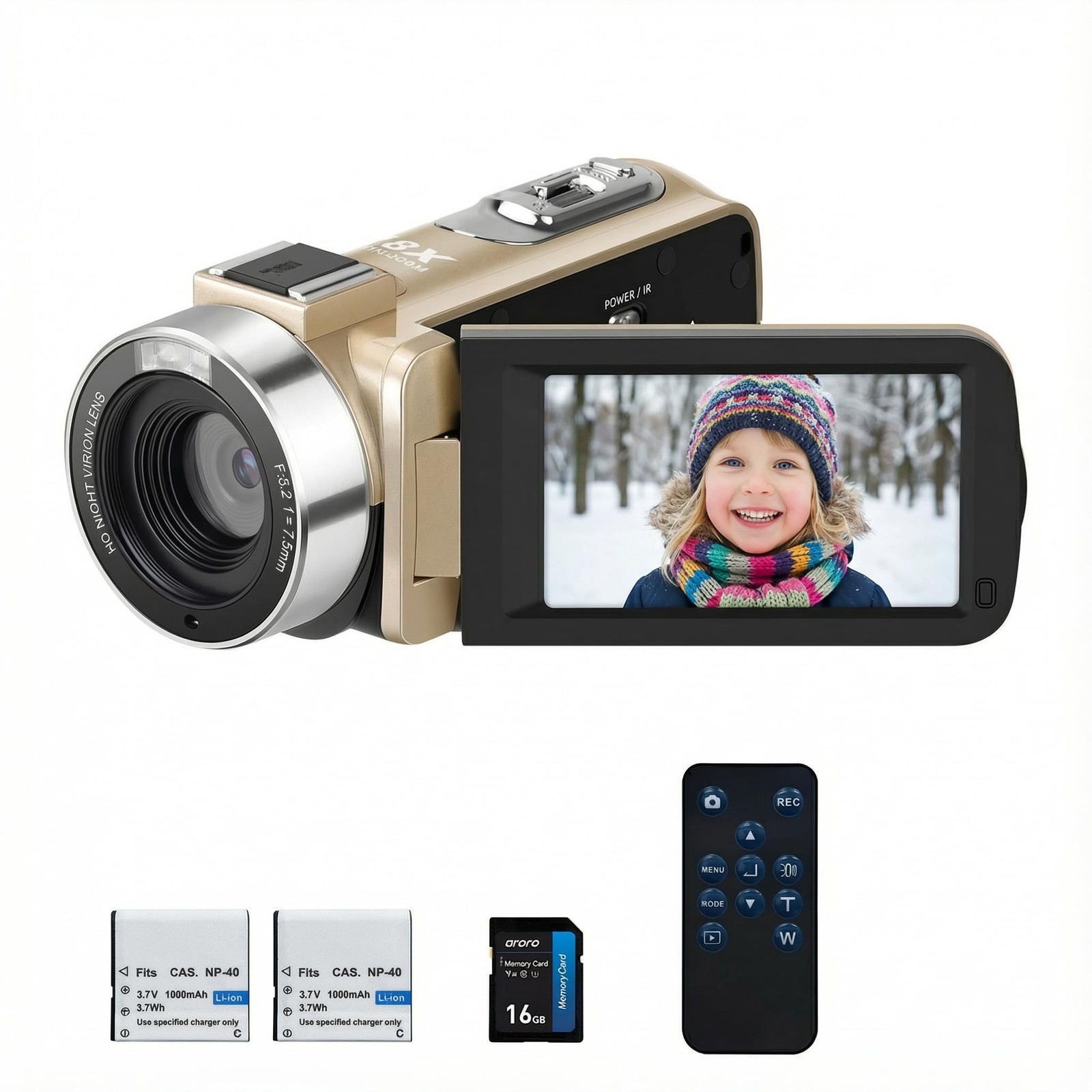 | 18x Digital Zoom & Night Vision ...