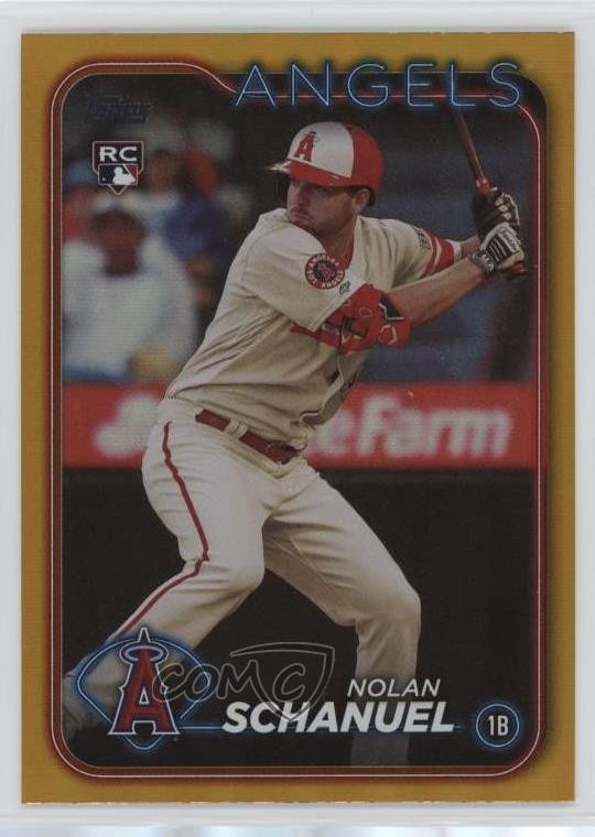 2024 Topps Series 1 Gold Foil Nolan Schanuel #53 Rookie RC 1k2g