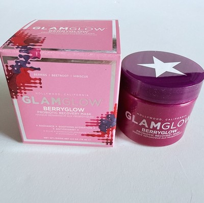 Glamglow Berryglow Probiotic Recovery Mask Berries Beetroot Hibiscus Unisex New
