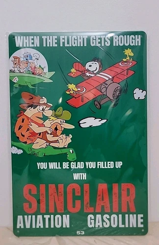 Sinclair Gasoline Sign, Gas Station, Garage, Auto Shop, Retro Vintage Sign