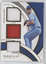 2022 Panini Immaculate Materials Trios 76/99 Dane Dunning #IMT-DD 2v5