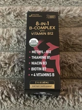 Nutra Harmony Organic 8 In 1 Vitamin B Complex Liquid Drops - Exp 2027