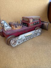 Vintage Tin Toy Bulldozer Likely The Magic Action Bulldozer Made In Japan 1960s