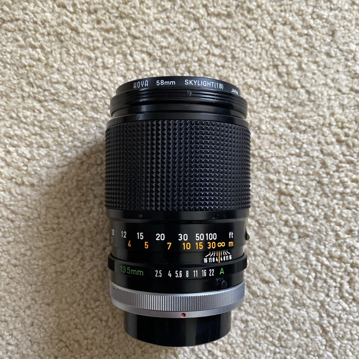 Canon FD Camera Lenses 135mm Focal f/2.5 Maximum Aperture for sale
