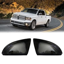 LED Side Mirror Turn Signal Light Lamp Assembly Blinker Smoked Puddle Lamp