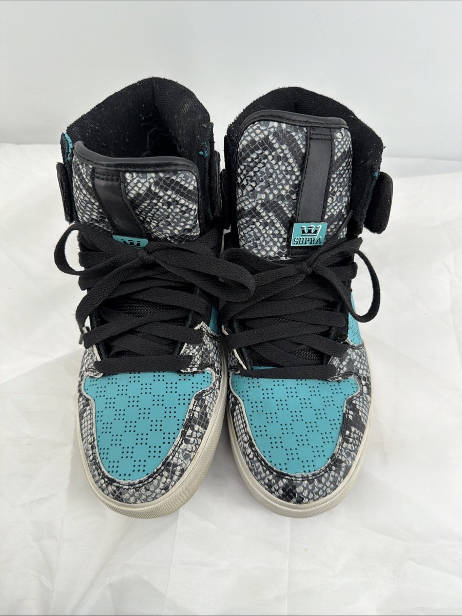2008 Supra Vaider High Tiffany Snakeskin SUPER RARE!! Sz 9.5Sb